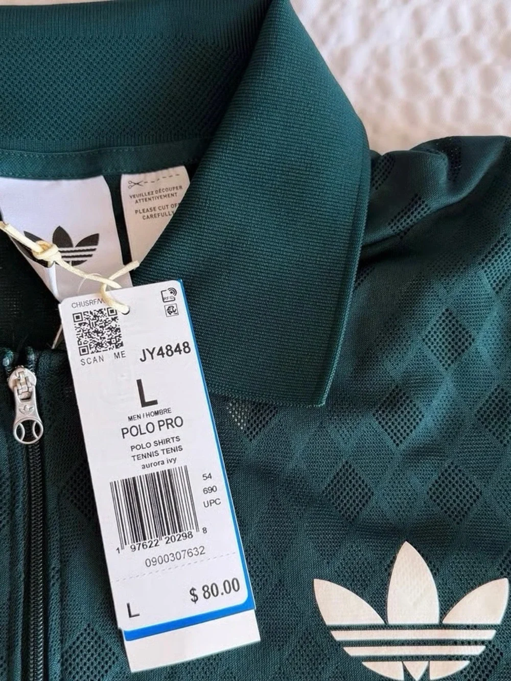 Adidas Club Tennis Climacool+ FreeLift Piqué Polo - JY4848 - Aurora Ivy - LARGE